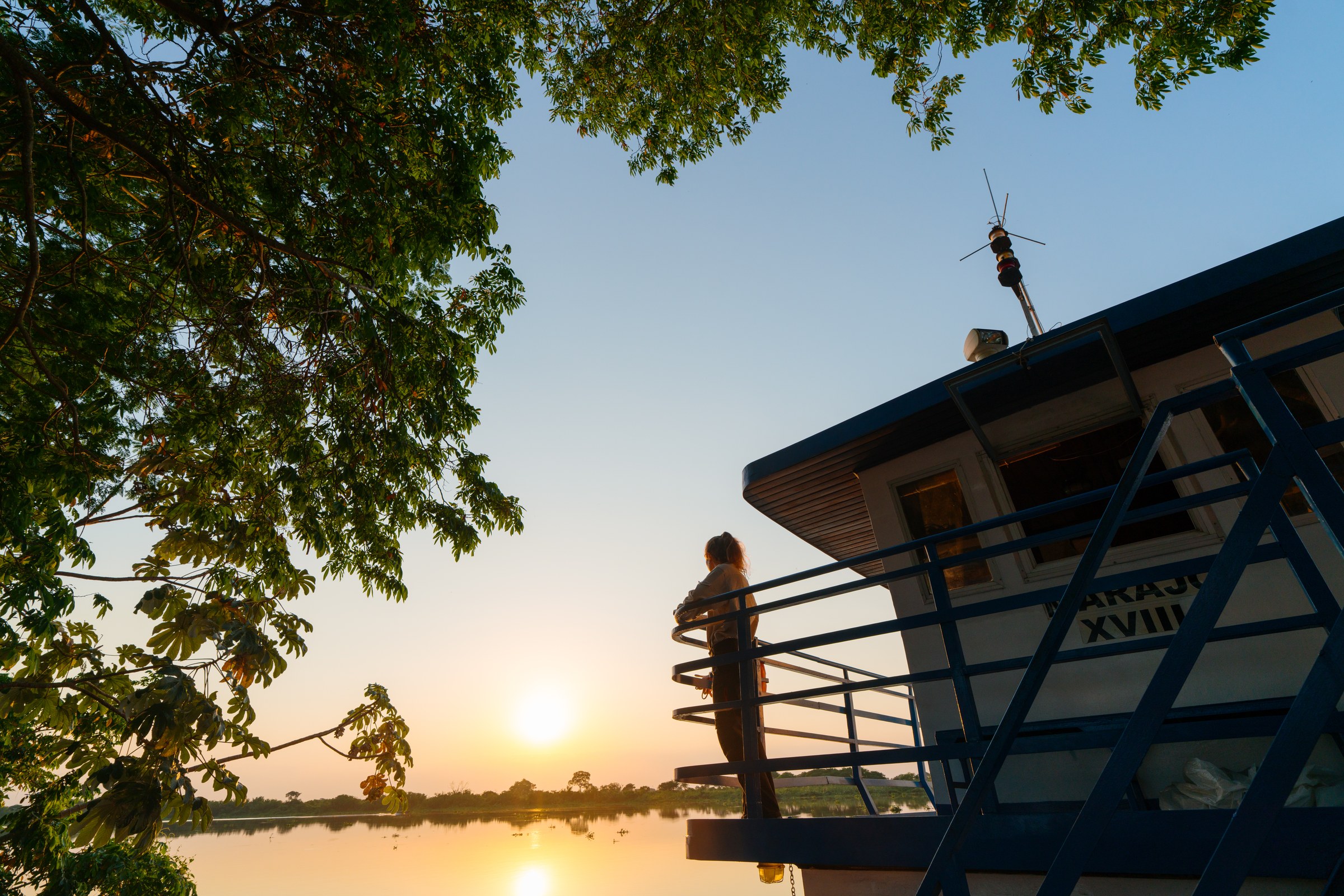 Day three of the Paraguay River Expedition, from Porto Santa Anita downstream to just…